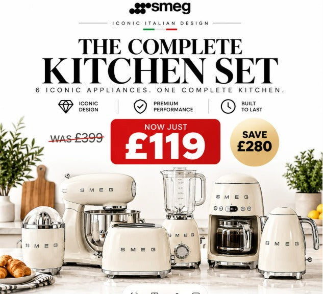 Smeg Retro Kitchen Collection — Iconic 50s Style, Now in the UK