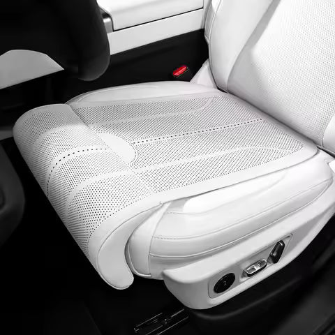 Cojín para Asiento de Coche con Soporte para Piernas, Funda Protectora Universal para Asiento, Extensión de Reposapiés, Almohadilla para Aliviar la Fatiga, Accesorios para Auto