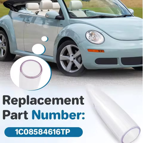 Florero Transparente para Coche, Compatible con - con monedas