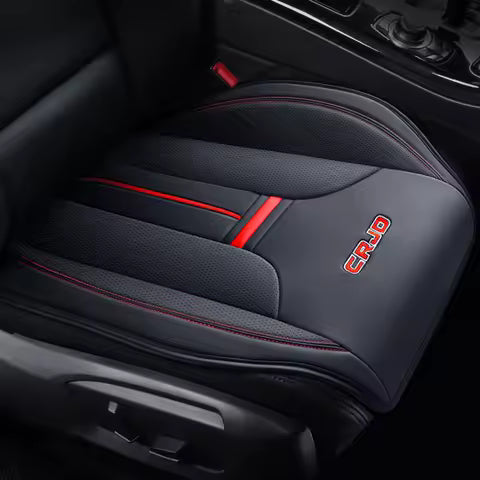Cojín de Asiento de Coche Estilo Deportivo, Cuero PU Suave, Transpirable, Duradero, Antideslizante, Fácil Instalación, Ajuste Universal, Conducción Cómoda - con monedas