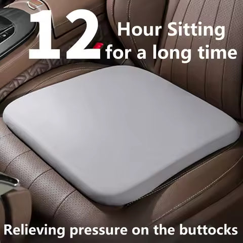 Cojín de asiento de espuma viscoelástica, soporte de rebote lento, ergonómico para coche, oficina y estudiante, cojín de asiento, herramienta de Dios sentado prolongado
