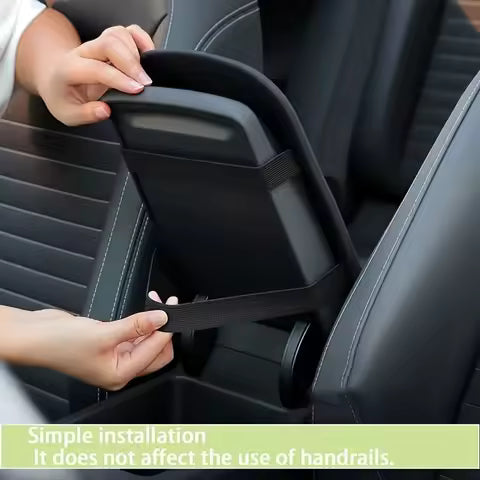 Cojín Elevador para Reposabrazos de Coche, Almohadilla de Felpa para Consola Central, Funda Protectora Antirrayas, Almohadilla Universal de Elevación Ahorra