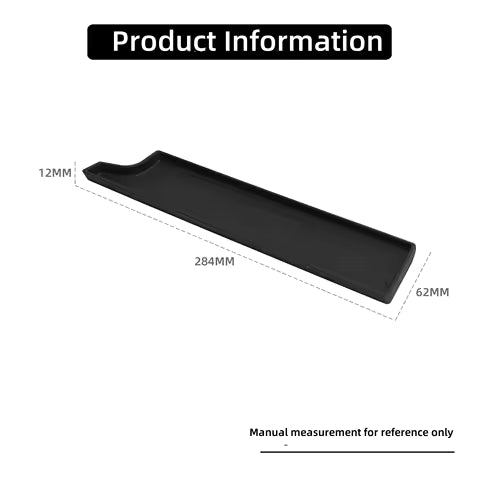 Alfombrilla de Silicona para Copiloto, Antideslizante, Protectora, Accesorios Interiores para Auto, Color Negro por Ud., ≥ 2 Uds