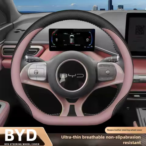 Funda de Cuero para Volante de Coche
