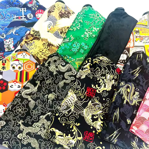 Shift Boot-cubiertas de estilos de kimono japonés, palanca de cambio de coche, adornos de manija de engranaje de tela para Interior de coches, accesorios de regalo