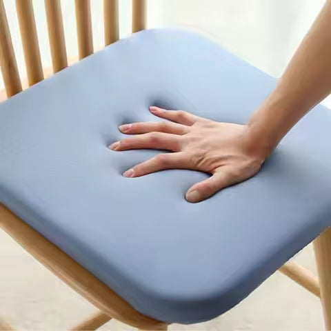 Cojín de asiento de espuma viscoelástica, soporte de rebote lento, ergonómico para coche, oficina y estudiante, cojín de asiento, herramienta de Dios sentado prolongado