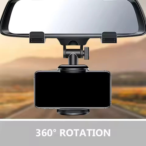 Soporte para teléfono de coche 360, soporte para espejo retrovisor, soporte plegable para navegación GPS, soporte ajustable para teléfono móvil, estable para teléfono inteligente por Ud., ≥ 2 Uds