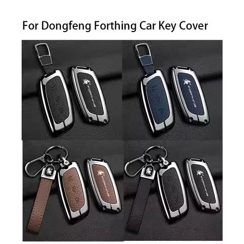 NUEVA Funda Protectora de Cuero y Aleación de Zinc , Carcasa Protectora para Llave, Accesorios para Llavero