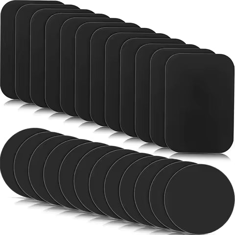 Soporte magnético de placa de Metal para móvil, Kit de placa de Metal de repuesto Universal con adhesivo para Xiaomi, soporte magnético para teléfono para montaje en coche