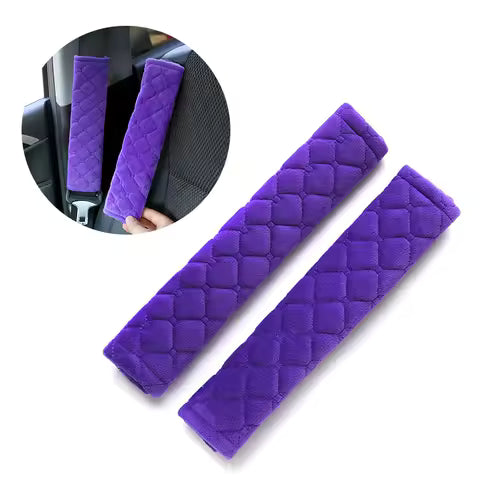 Cubierta de hombro ajustable para cinturón de seguridad de coche, Protector de hombro de terciopelo suave General, antipellizcos y antidesgaste, cuatro estaciones