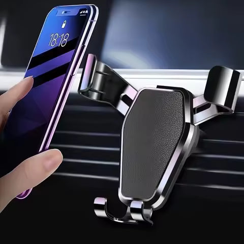 Soporte Universal para Teléfono Móvil con Clip para Rejilla de Ventilación de Coche, Soporte para Celular, GPS, Compatible con