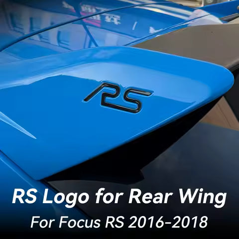 Logotipo RS para alerón trasero Focus MK3 RS Insignia RS en el lateral del alerón