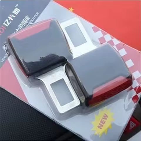 Extensor de Clip para cinturón de seguridad de coche, 2 uds., bloqueo de cinturón de seguridad, enchufe de hebilla, extensor de enchufe de inserción gruesa, hebilla de seguridad Ahorra