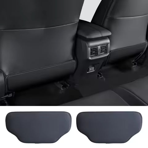 Kits de protección trasera de asiento de coche de microfibra, cubierta de asiento trasero antipatadas