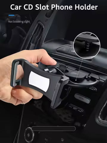 Soporte Universal para teléfono móvil con ranura para CD, soporte para teléfono móvil , soporte para teléfono de coche para teléfono de 4,5-7,0 pulgadas