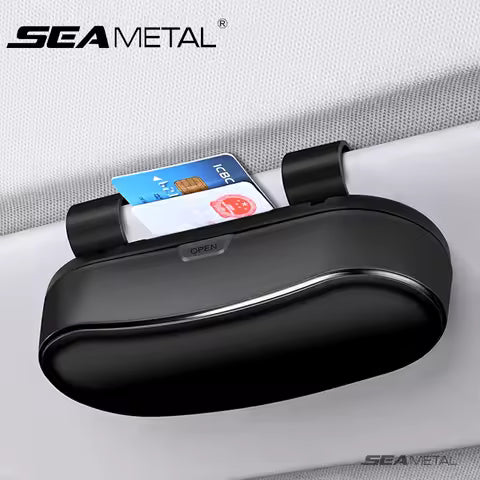 Estuche para gafas de sol para coche, caja de almacenamiento antiarañazos para gafas de sol, organizador Universal para modelos de coche 99 % Ahorra