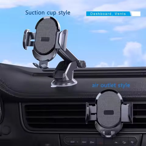 Soporte para Teléfono de Coche, Soporte de Gravedad para Teléfono en el Tablero, Soporte Universal para Teléfono Móvil