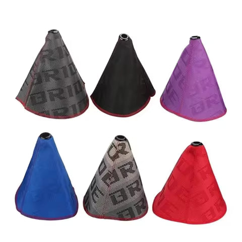 Perilla de palanca de cambios Universal de lona cubierta de bota, collares de perilla de cambio de carreras Ahorra