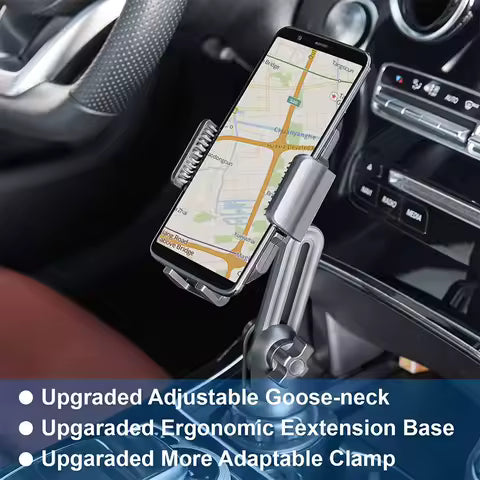 Soporte Universal para teléfono de coche, soporte ajustable para teléfono móvil, soporte para taza de coche , 13, 12 Por MAX, Huawei y