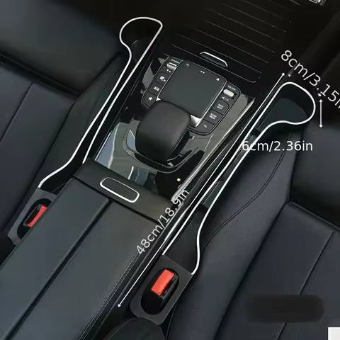 2 Portavasos Delanteros y Traseros para Auto, Caja de Almacenamiento Multifuncional para Organización del Vehículo, Accesorio Interior