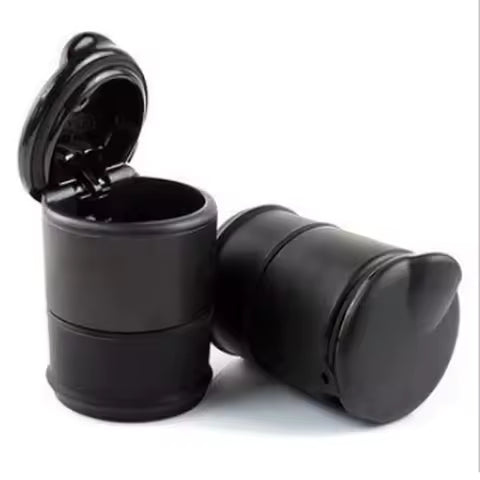 Cenicero de coche nuevo, contenedor de taza de almacenamiento de monedas de basura, Cenicero de cigarros, estilo de coche, Cenicero de tamaño Universal, 1/2/3/5 Uds. Ahorra