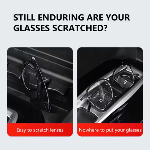Estuche para gafas de sol para coche, caja de almacenamiento antiarañazos para gafas de sol, organizador Universal para modelos de coche 99 % Ahorra