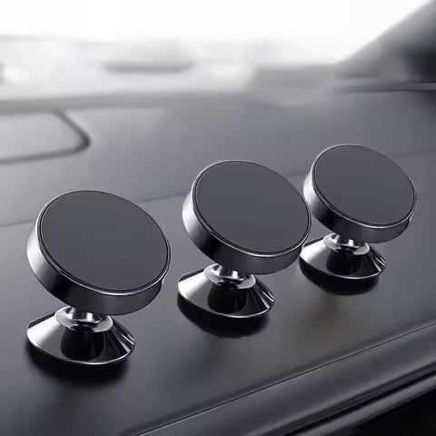 Soporte magnético de metal para teléfono móvil con soporte magnético para teléfono móvil 360 ° Soporte universal para coches con rotación