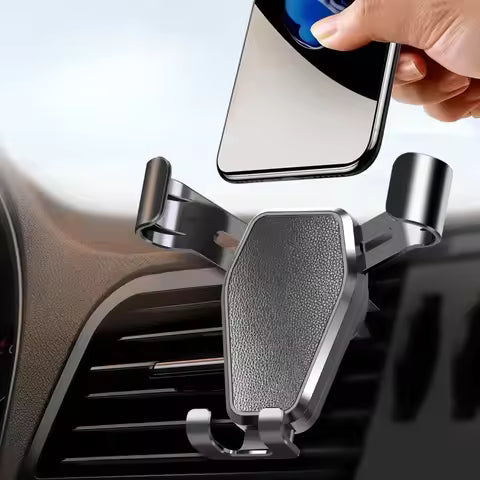 Soporte Universal para Teléfono Móvil con Clip para Rejilla de Ventilación de Coche, Soporte para Celular, GPS, Compatible con