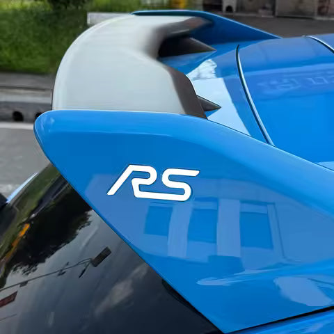 Logotipo RS para alerón trasero Focus MK3 RS Insignia RS en el lateral del alerón