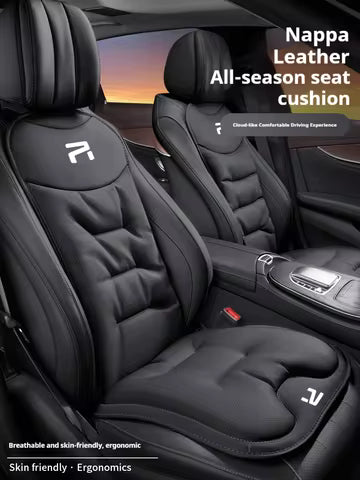 Funda de cojín para respaldo de asiento de coche, protector de asiento transpirable de cuero , accesorios para automóviles Ahorra