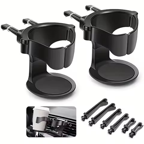 Portavasos para coche, salida de ventilación de aire, soporte para botella de café y bebidas, soportes para cenicero de bebidas, soporte de montaje, accesorios universales