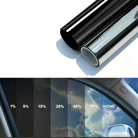 Película de protección solar para coche, película aislante del calor, película autoadhesiva para ventana, protección UV, película aislante del calor para uso doméstico y en coche