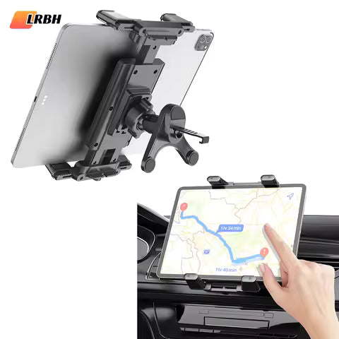 Soporte universal para ventilación de aire de coche, soporte compatible con tabletas " - 12,9", pantalla plegable de 4" - 7"/teléfono con panel recto por Ud., ≥ 2 Uds Ahorra