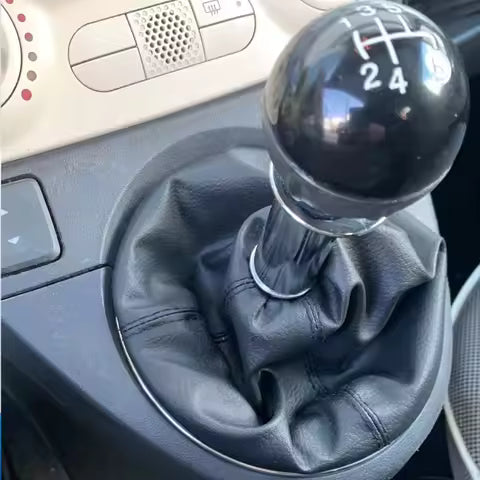 Funda Protectora de Piel Sintética para Palanca de Cambios de Coche