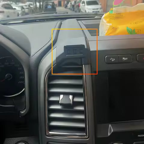 Soporte Magnético para Teléfono con Carga Inalámbrica y Liberación con un Toque, Diseñado