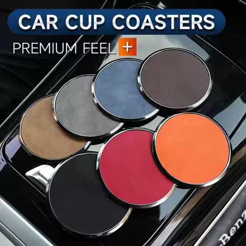 Posavasos para coche, alfombrillas portavasos, almohadillas antideslizantes creativas, accesorios de Interior de coche para la mayoría de tazas, 7cm, Universal, 1 ud./2 uds.