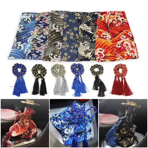 Piezas universales de decoración de caja de cambios , palanca de cambios de carreras, perilla de palanca de cambios, cubierta antipolvo, accesorios para coche por Ud., ≥ 2 Uds