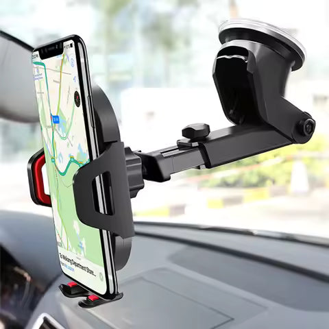 Soporte de teléfono con ventosa para coche, soporte GPS para teléfono móvil, soporte