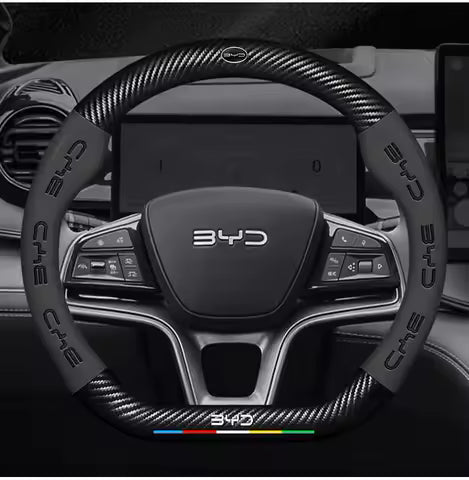 Song, Yuan, Ming, Qin PLUS, Han EV, Yuan Pro, Frigate 07, Dolphin, coche, funda de gamuza para volante
