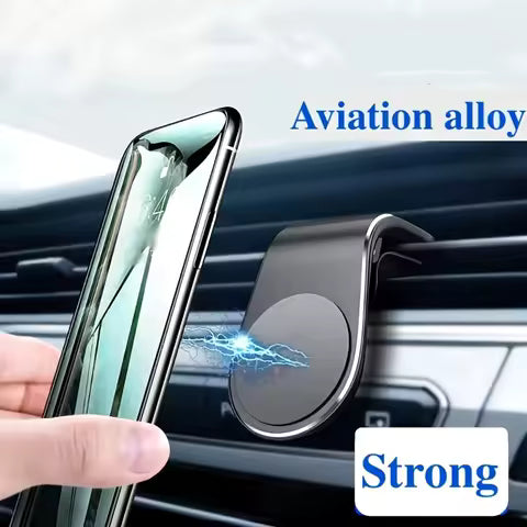 Soporte magnético para teléfono de coche, soportes universales para teléfono de coche con ventilación de aire 4
