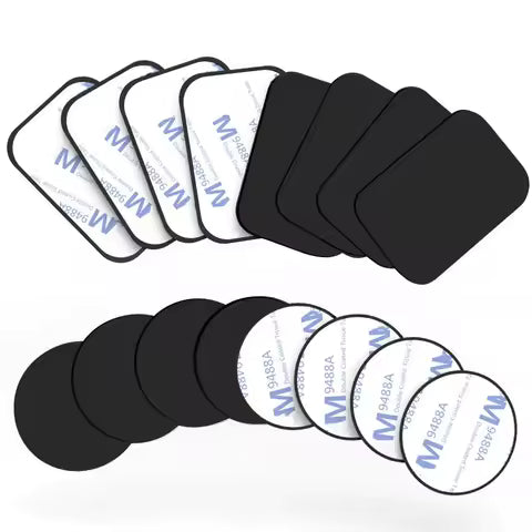 Soporte magnético de placa de Metal para móvil, Kit de placa de Metal de repuesto Universal con adhesivo para Xiaomi, soporte magnético para teléfono para montaje en coche