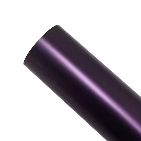 Pegatina de coche púrpura y negro mate, película de vinilo que cambia de Color, envoltura libre de burbujas para mascotas, accesorios para coche, calcomanías autoadhesivas 3 - con monedas
