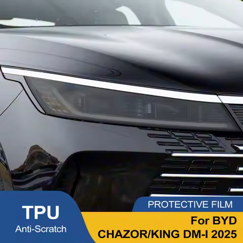 Película Protectora de Faros Delanteros para Automóvil, Color Negro Ahumado, Precortada, TPU PPF, Antiarañazos, Vinilo para Envolver Automóviles