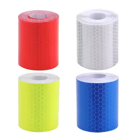 Cinta reflectante para coche de 3M/1M, pegatina de advertencia de seguridad para coche, cinta protectora reflectora, película de tira para camiones, pegatinas para motocicletas y automóviles Ahorra