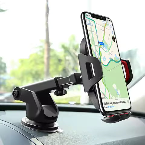 Soporte de teléfono con ventosa para coche, soporte GPS para teléfono móvil, soporte