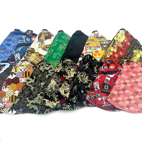 Estilo de coche estilos de kimono japonés cubierta de bota de palanca de cambios de coche funda de engranaje de tela regalo decoración personalizada accesorios de coche